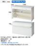 スチール製カウンター レジスタンド 受付カウンター 会計カウンター 前面台付き コード穴 店舗什器 接客 業務用 幅1500×奥行600×高さ900mm-1