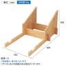 [オプション]木製ボックス用簡易組立傾斜台 2箱用-1