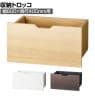 [オプション]木製収納トロッコ 収納ボックス キャスター付き ワゴン ストック什器 什器下収納 店舗什器 業務用 在庫保管 幅600×奥行400mm用