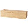 [オプション]木製収納トロッコ 収納ボックス キャスター付き ワゴン ストック什器 什器下収納 店舗什器 業務用 在庫保管 幅1200×奥行400mm用 ラスティック柄-19