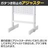 両面有孔パネルスタンド 有孔ボードスタンド ホワイト 幅450×奥行450×高さ1500mm 穴あきボード ディスプレイボード 店舗什器 陳列什器 店頭用 業務用-2