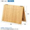 両面有孔パネルスタンド A型 卓上 有孔ボードスタンド 幅400×奥行200×高さ300mm 穴あきボード ディスプレイボード 店舗什器 陳列什器 店頭用 業務用 雑貨-5