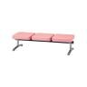 ロビーチェア/3人用・背無・肘無・レザー張り/TO-LA-3NL-19