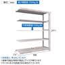 【追加/増設用】TRUSCO スチールラック M5型中量棚 オープンラック 幅900×奥行721×高さ2400mm 5段 連結 日本製 ネオグレー-5