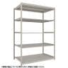 【本体】TRUSCO スチールラック 薄板ラック(棚板分割タイプ/耐荷重100kg) 幅1800×奥行595×高さ2400mm 5段単体 日本製 ネオグレー-19