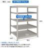 【本体】TRUSCO スチールラック 薄板ラック(棚板分割タイプ/耐荷重100kg) 幅900×奥行595×高さ1200mm 5段単体 日本製 ネオグレー-4
