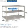 【本体】TRUSCO スチールラック 薄板ラック(棚板分割タイプ/耐荷重100kg) 幅1800×奥行875×高さ900mm 3段単体 日本製 ネオグレー-4