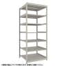 【本体】TRUSCO スチールラック 薄板ラック(棚板分割タイプ/耐荷重100kg) 幅1200×奥行595×高さ2100mm 7段単体 日本製 ネオグレー-19