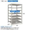 【本体】TRUSCO スチールラック 薄板ラック(棚板分割タイプ/耐荷重100kg) 幅900×奥行595×高さ1500mm 7段単体 日本製 ネオグレー-4