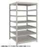 【本体】TRUSCO スチールラック 薄板ラック(棚板分割タイプ/耐荷重100kg) 幅900×奥行595×高さ1500mm 7段単体 日本製 ネオグレー-19