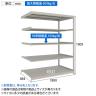 【追加/増設用】TRUSCO スチールラック 薄板ラック(棚板分割タイプ/耐荷重100kg) 幅1800×奥行875×高さ1800mm 5段連結 日本製 ネオグレー-4
