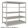 【本体】TRUSCO スチールラック 薄板ラック(棚板分割タイプ/耐荷重100kg) 幅1800×奥行595×高さ1500mm 5段単体 日本製 ネオグレー-19