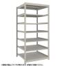 【本体】TRUSCO スチールラック 薄板ラック(棚板分割タイプ/耐荷重100kg) 幅1200×奥行875×高さ1800mm 7段単体 日本製 ネオグレー-19
