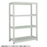 【本体】TRUSCO スチールラック オープンラック 日本製 M3型中量棚 幅900×奥行471×高さ2100mm 4段 単体 ネオグレー-19