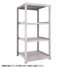 【本体】TRUSCO スチールラック オープンラック 日本製 M3型中量棚 幅900×奥行921×高さ2100mm 4段 単体 ネオグレー-19