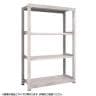 【本体】TRUSCO スチールラック オープンラック 日本製 M3型中量棚 幅1200×奥行471×高さ2100mm 4段 単体 ネオグレー-19
