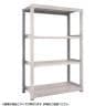 【本体】TRUSCO スチールラック オープンラック 日本製 M3型中量棚 幅1200×奥行571×高さ2100mm 4段 単体 ネオグレー-19