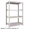 【本体】TRUSCO スチールラック オープンラック 日本製 M3型中量棚 幅1200×奥行721×高さ2100mm 4段 単体 ネオグレー-19