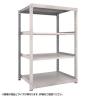 【本体】TRUSCO スチールラック オープンラック 日本製 M3型中量棚 幅1200×奥行921×高さ2100mm 4段 単体 ネオグレー-19