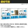 【追加/増設用】TRUSCO スチールラック オープンラック 日本製 M1.5型軽中量棚 幅1160×奥行295×高さ1500mm 5段 連結 ネオグレー-1