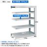 【追加/増設用】TRUSCO スチールラック オープンラック 日本製 M1.5型軽中量棚 幅1760×奥行295×高さ1200mm 5段 連結 ネオグレー-5