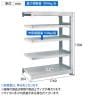 【追加/増設用】TRUSCO スチールラック オープンラック 日本製 M1.5型軽中量棚 幅1760×奥行295×高さ1500mm 5段 連結 ネオグレー-5