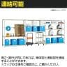 【追加/増設用】TRUSCO スチールラック オープンラック M2型軽中量棚 収納ラック 日本製 幅860×奥行900×高さ2100mm 6段 連結 ネオグレー-1