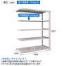 【追加/増設用】TRUSCO スチールラック オープンラック M2型軽中量棚 収納ラック 日本製 幅1460×奥行300×高さ1500mm 5段 連結 ネオグレー-5