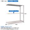 【追加/増設用】TRUSCO スチールラック オープンラック M2型軽中量棚 収納ラック 日本製 幅1460×奥行900×高さ1800mm 3段 連結 ネオグレー-5