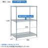 TRUSCO スチール製メッシュラック オープンラック 幅900×奥行600×高さ1200mm 3段-3