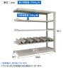 【追加/増設用】TRUSCO 一斗缶ラック スチールラック M3型中量棚 日本製 幅1800×奥行571×高さ1800mm 5段 連結 缶受け5個付き-4
