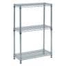 TRUSCO ステンレス製メッシュラック 幅1200×奥行450×高さ900mm 3段-19