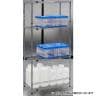 TRUSCO ステンレス製メッシュラック 幅900×奥行600×高さ1500mm 4段-3