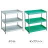 【抗菌加工】TRUSCO スチールラック フェニックスワゴンラック型 日本製 幅750×奥行500×高さ772mm 3段【SIAA】-1