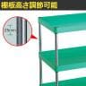 【抗菌加工】TRUSCO スチールラック フェニックスワゴンラック型 日本製 幅750×奥行500×高さ1392mm 4段【SIAA】-3