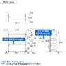 【本体】 TRUSCO M3型中量棚 幅1200×奥行471×高さ1200mm 2段 スライド2段 単体 149-7792-1