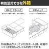 TRUSCO 段ボールベッド 簡単組立 自治体 事業所 災害時備蓄品 BCP対策 組み立て時サイズ 幅900×奥行1920×高さ300mm-2