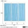 C型スクリーン キャスター付き 衝立 間仕切り 幅1810×高さ1838-2