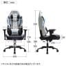AKRacing(エーケーレーシング) Eclair エクレール ゲーミングチェア アームレスト 大判ヘッドレスト ランバーサポート オフィスチェア-13