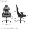 AKRacing(エーケーレーシング) Pro-X JP ゲーミングチェア 国産合成皮革 4Dアジャスタブルアームレスト 大判ヘッドレスト ランバーサポート オフィスチェア-13