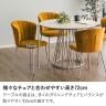 4人用 ダイニングテーブルセット 5点 木目調 円形テーブル ダイニング 丸テーブル カフェテーブル セット 北欧モダン ナチュラル グレー グリーン ピンク イエロー (幅1000mm 丸テーブル×1 チェア×4) ラウンジ ロビー 休憩スペース サロン-12