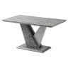 ダイニングテーブル 大理石調 6人用 石目調 コンクリート調 スタイリッシュ オシャレ 高級感 モダン グレー天板 グレー 幅2000×奥行1000×高さ750mm-19