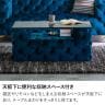 センターテーブル ベルベッド生地 強化ガラステーブル モダン フェミニン シンプル 高級感 店舗 リビングテーブル ローテーブル 幅1070×奥行520×高さ480mm-6