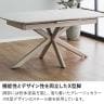 【設置無料】幅1600mm 幅2000mm 伸長式ダイニングテーブル メラミン 伸縮 テーブル 4人用 6人用 大理石調 耐熱 天板拡張 シンプル モダン テーブル 食卓 オシャレ ホワイト グレー 韓国インテリア風-11