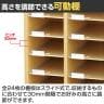 バリュテック・インターナショナル 伝票対応 用紙整理棚 棚付きタイプ 組み立て式 幅399×奥行350×高さ1530mm PLN-26M-3