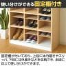 バリュテック・インターナショナル スリッパシューズラック 下駄箱 シューズボックス 玄関収納 靴入れ 3列5段タイプ 幅818×奥行350×高さ1460mm PLN-165C-2