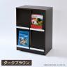 バリュテック・インターナショナル ディスプレイラック2列2段タイプ 組み立て式 幅560×奥行395×高さ850mm-12