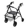 ウェルファン 歩行車 セーフティーアーム ロレータ 大型タイプ ブラック 高齢者 介護用品 福祉用具 シルバーカー 歩行器 手押し車 歩行補助