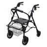 ウェルファン 歩行車 セーフティーアーム ロレータ 大型タイプ ブラック 高齢者 介護用品 福祉用具 シルバーカー 歩行器 手押し車 歩行補助-19