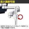 MODERNSOLID モダンソリッド モニターアーム 水平多関節アーム エルゴノミクス 高耐久 グロメット固定 モニター1画面モデル LA-52SC-1-3